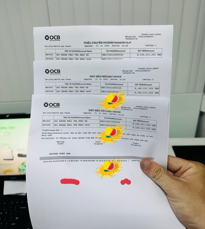 Giải ngân thành công