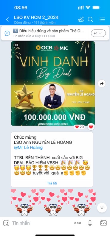 Vinh danh đặc biệt